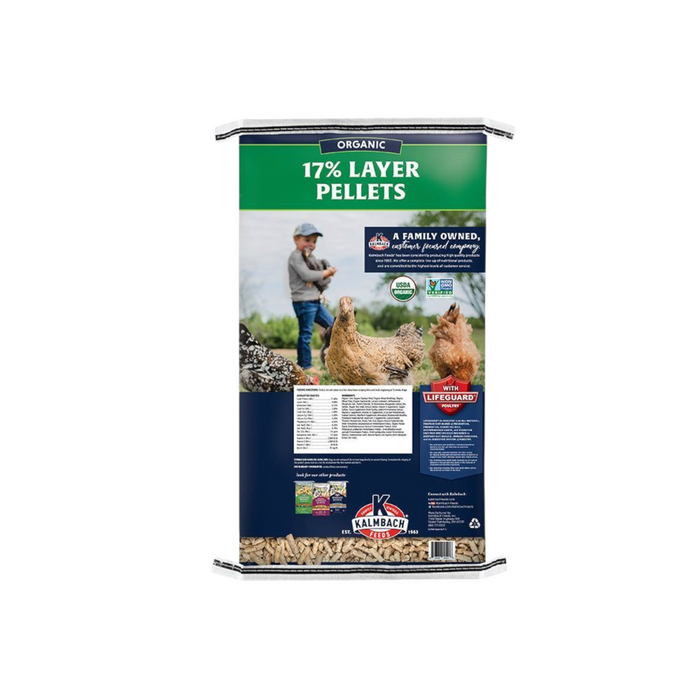 17% Organic Layer Pellet for Chickens (35lb)