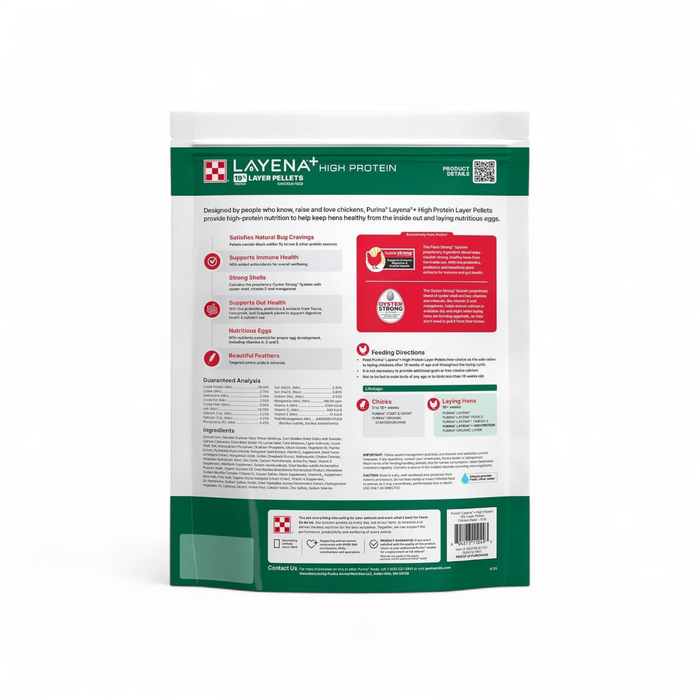 Layena+ High Protein 19% Pellets 10lb & 40lb Bag