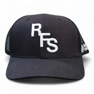 Russell Feed "RFS" Brand Trucker Black Hat