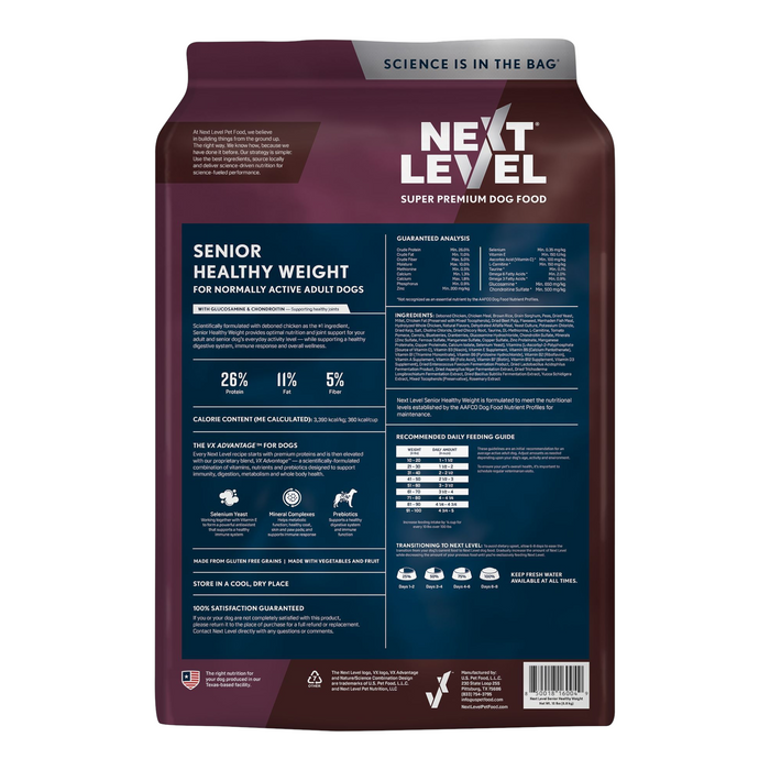 NEXT LEVEL SENIOR HEALTHY WEIGHT 28LB