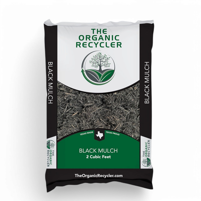 The Organic Recycler: Black Mulch 2 Cubic Foot