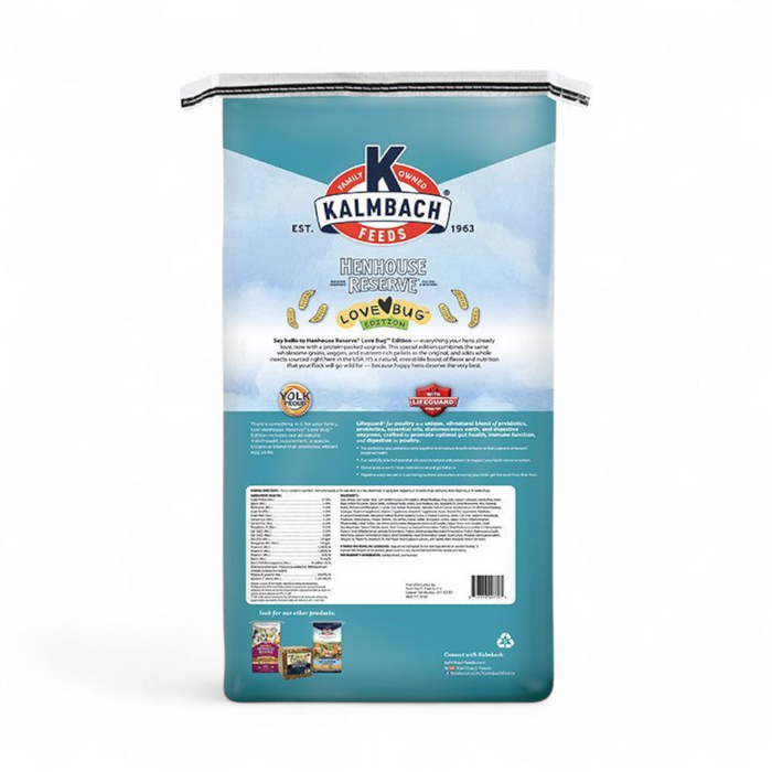 Henhouse Reserve Love Bug Edition for Chickens and Poultry 30LB