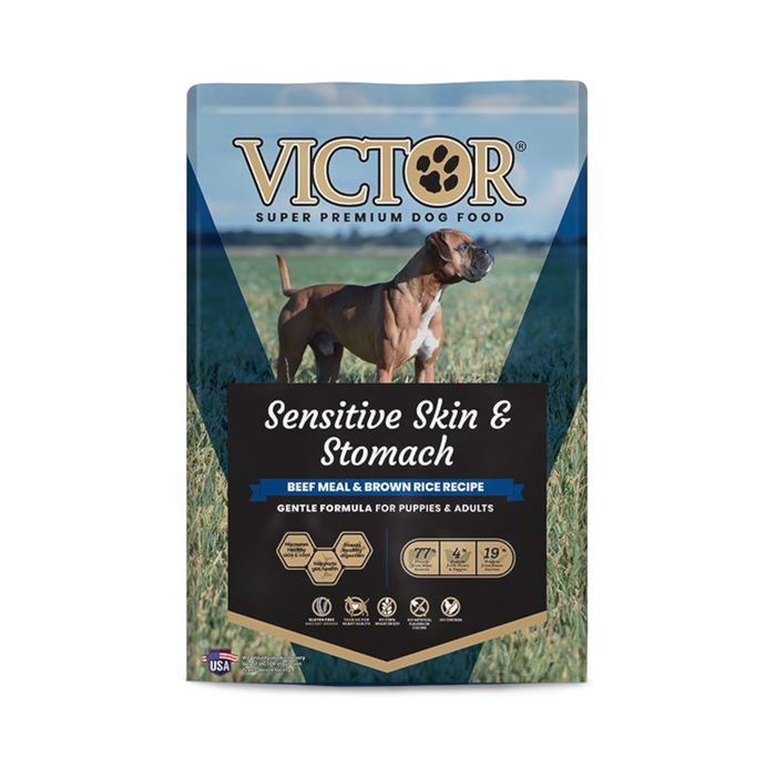 Victor Sensitive Skin & Stomach Beef Meal & Brown Rice Recipe
