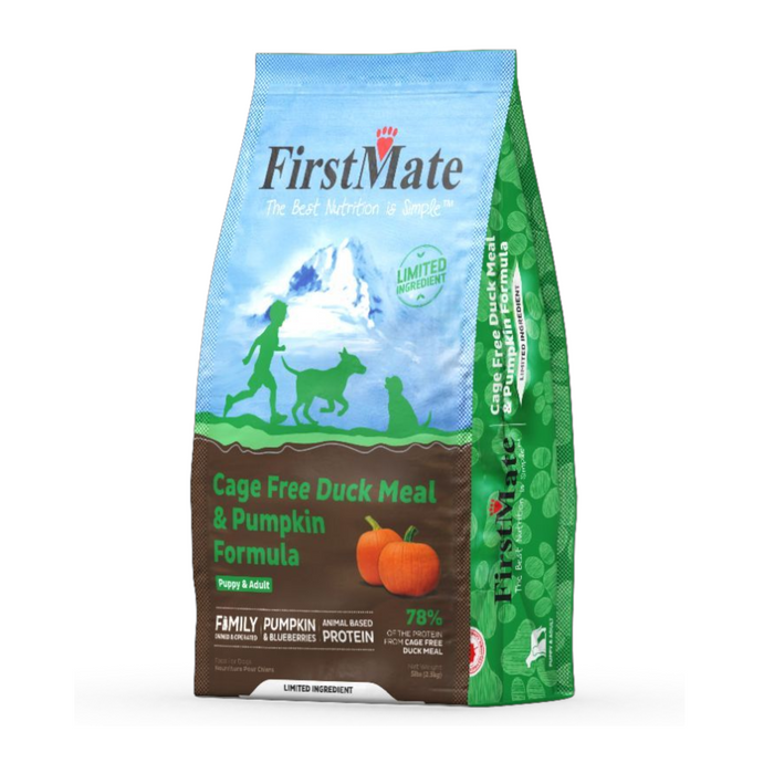 First Mate Cage Free Duck Meal With Pumpkin 5lb or 25lb Bag