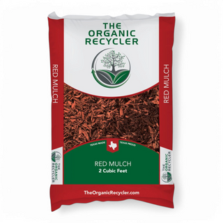 The Organic Recycler: Red Landscaping Mulch 2 Cubic Foot