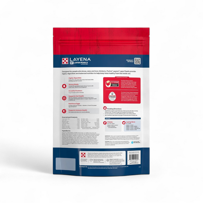 Layena 16% Layer Pearls 6lb and 25lb Bag