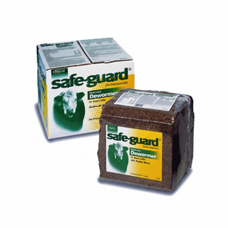 Merck Safe-Guard Medicated Cattle Dewormer Block, 25lb