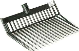 Dura Fork Plastic Stall / Manure Fork With Wooden Handle, Assorted