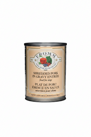 Fromm Dog Food Shredded Pork in Gravy Can, 12oz