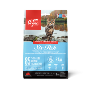 Orijen Six Fish Dry Cat Food, 4lb