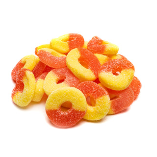 Vending Nut Company Peach Gummy Rings 1LB (16oz)