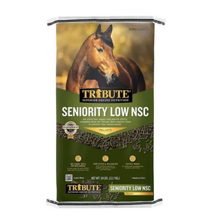 Tribute Seniority Low NSC Pelleted Horse Feed, 50LB