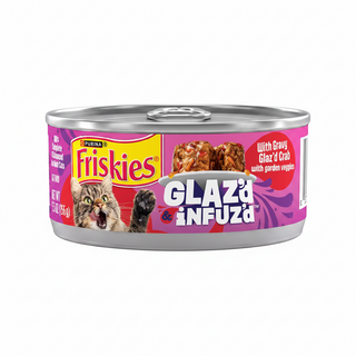 Friskies Glaz’d & Infuz’d With Gravy Glaz’d Crab Wet Cat Food