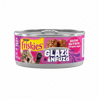 Friskies Glaz’d & Infuz’d With Gravy Glaz’d Shrimp Wet Cat Food