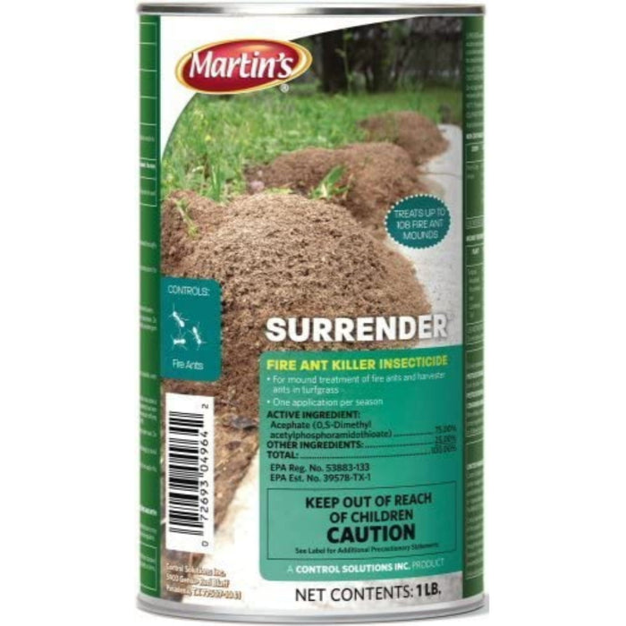 Martin's Surrender Fire Ant Killer Acephate 75sp 1lb