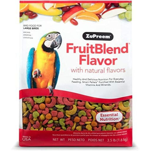 ZuPreem FruitBlend Premium Bird Diet Large Bird Food 3.5lb