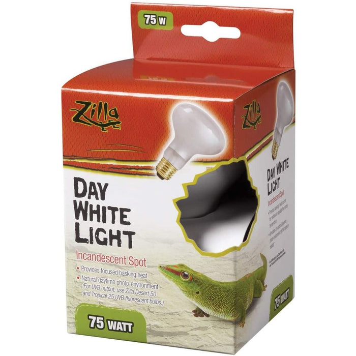 Zilla Incandescent Day White Light Bulb for Reptiles 75W