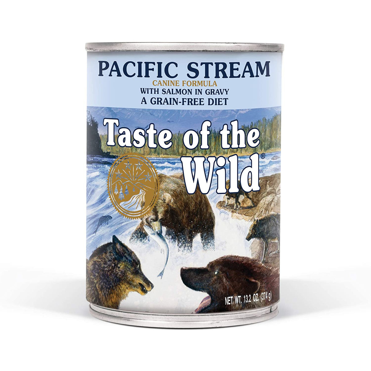 Taste of the Wild Grain Free Pacific Stream Wet Canned Dog Food case of 12