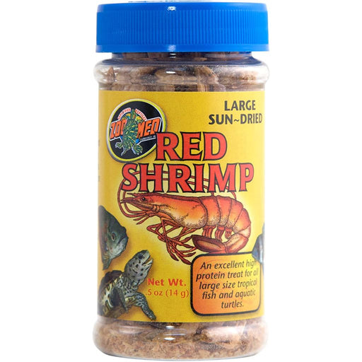 Zoo Med Large Sun-Dried Red Shrimp Aquatic Turtle Food .5oz