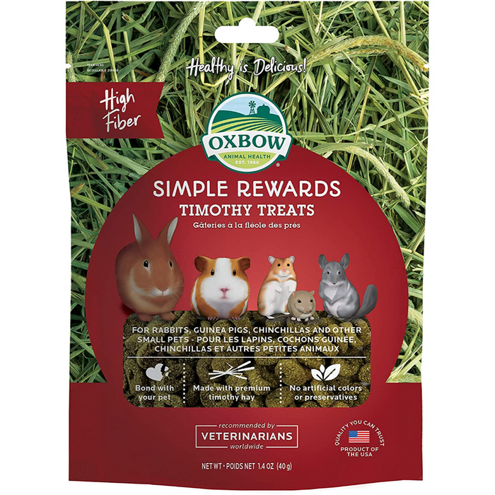 Oxbow Animal Health Simple Rewards Timothy Treat for Pets 1.4oz