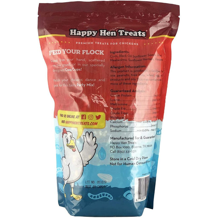 Happy Hen Treats Party Mix Seed And Mealworm 