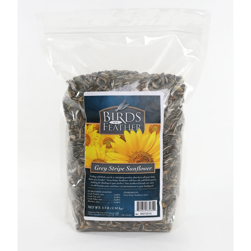 Birds Of A Feather Grey Striped Sunflower 3.5lb