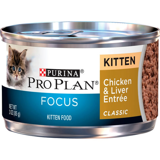 Pro Plan Kitten Can Chicken & Liver 3oz 24 Ct