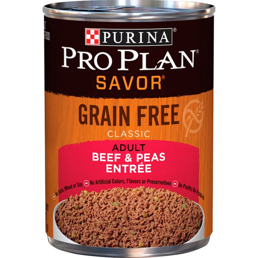 Pro Plan Dog Can Grain Free Beef & Peas 13oz 12ct