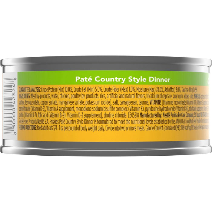 Friskies Cat Can Pate Country Style 5oz 24ct
