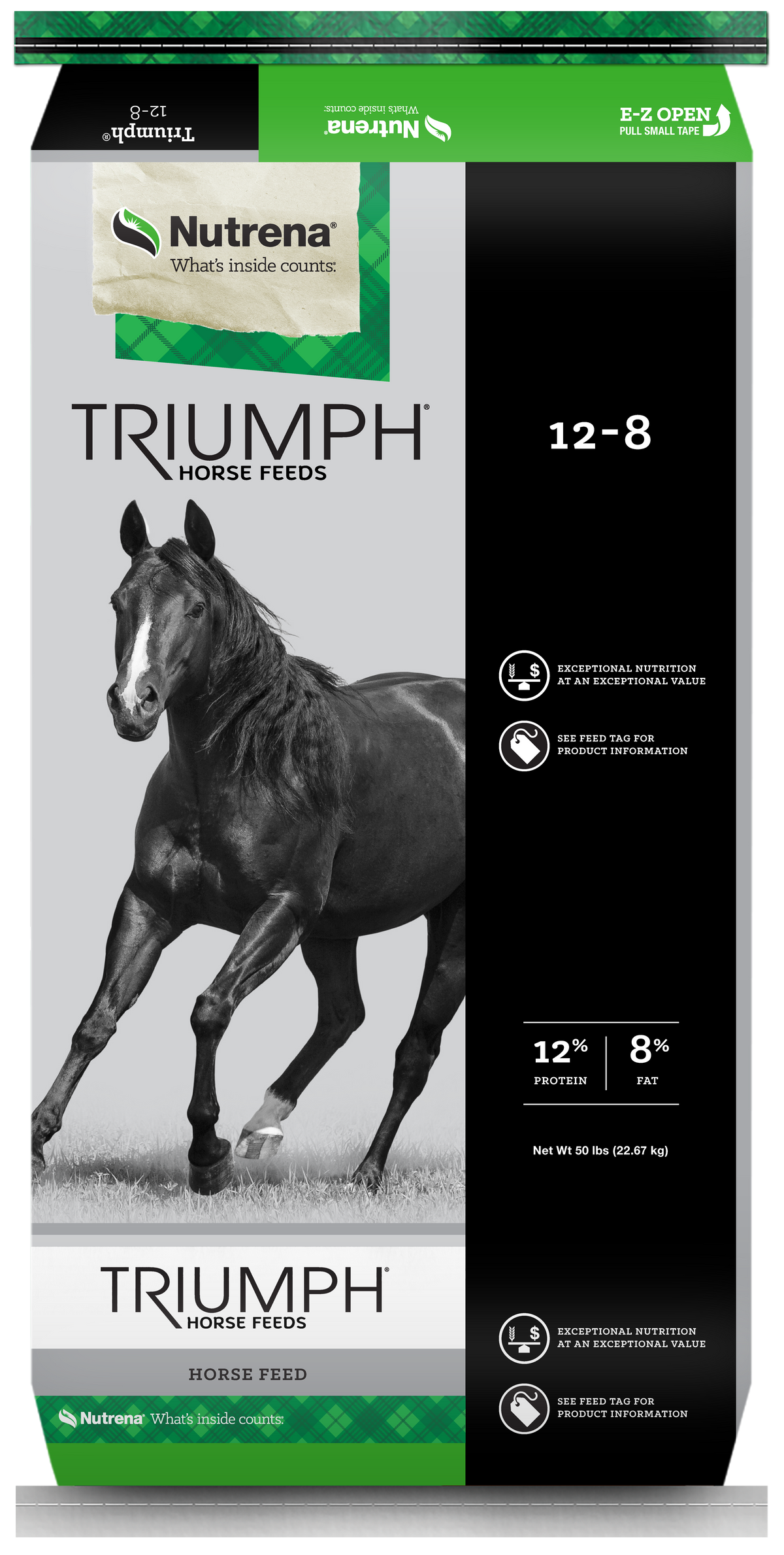 Nutrena Triumph 128 Horse Feed 50lb — Russell Feed & Supply