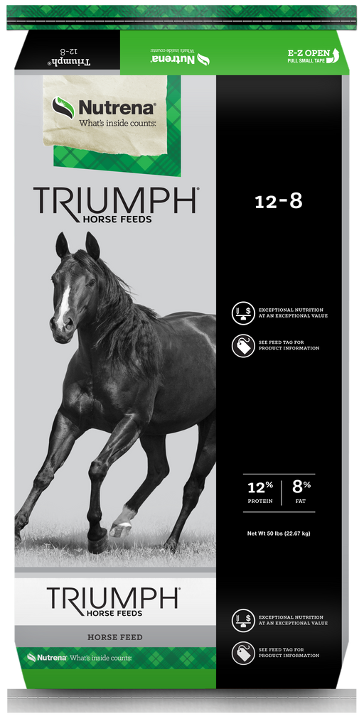 Nutrena Triumph 12-8 Horse Feed 50lb