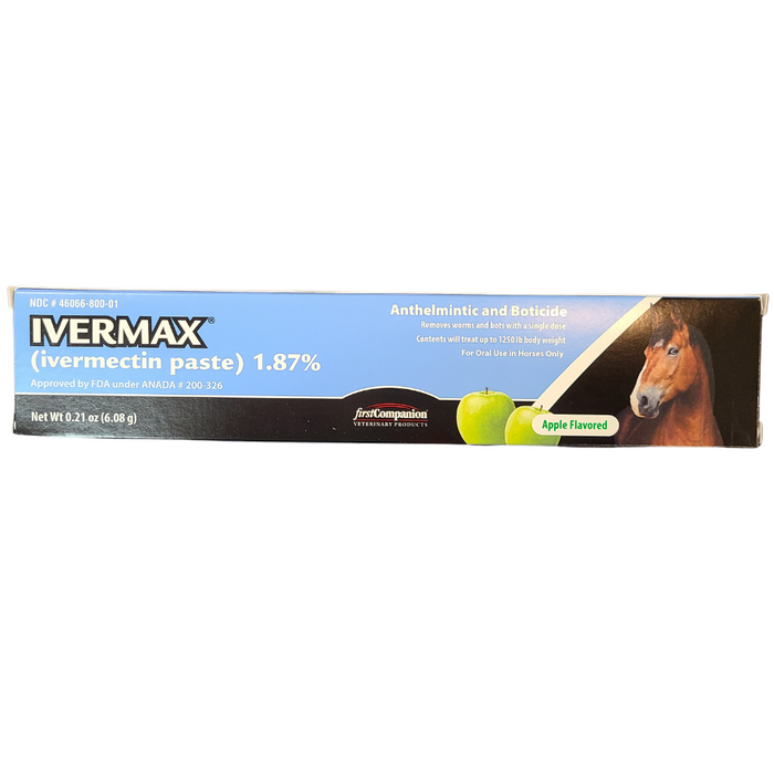 Ivermectin Paste 1.87% Apple Flavor Tube