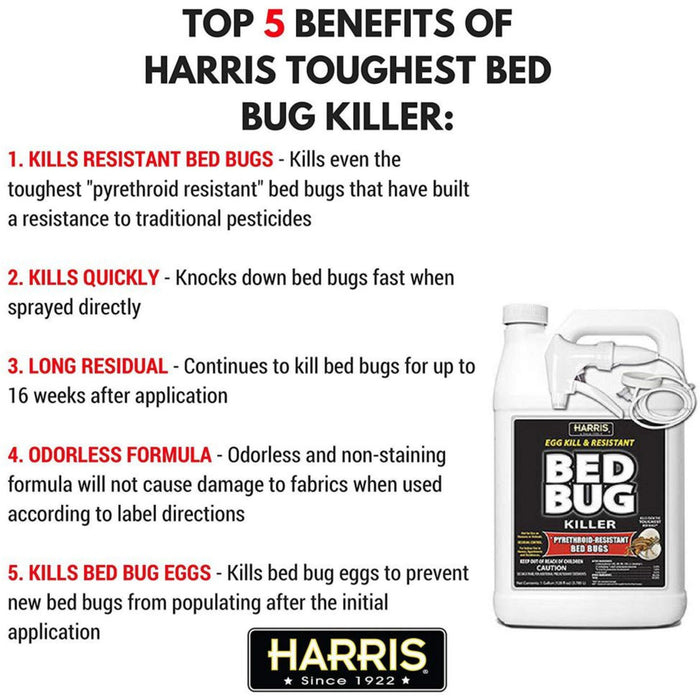 Harris Bed Bug Killer With Egg Killer Black Label 