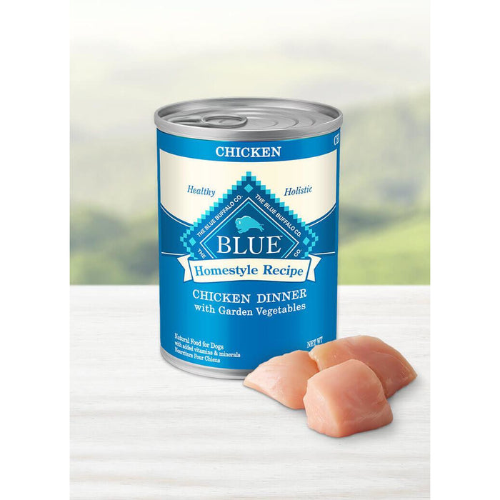 Blue Buffalo Can Homestyle Recipe Dog Chicken & Vegetables 12.5oz 12ct