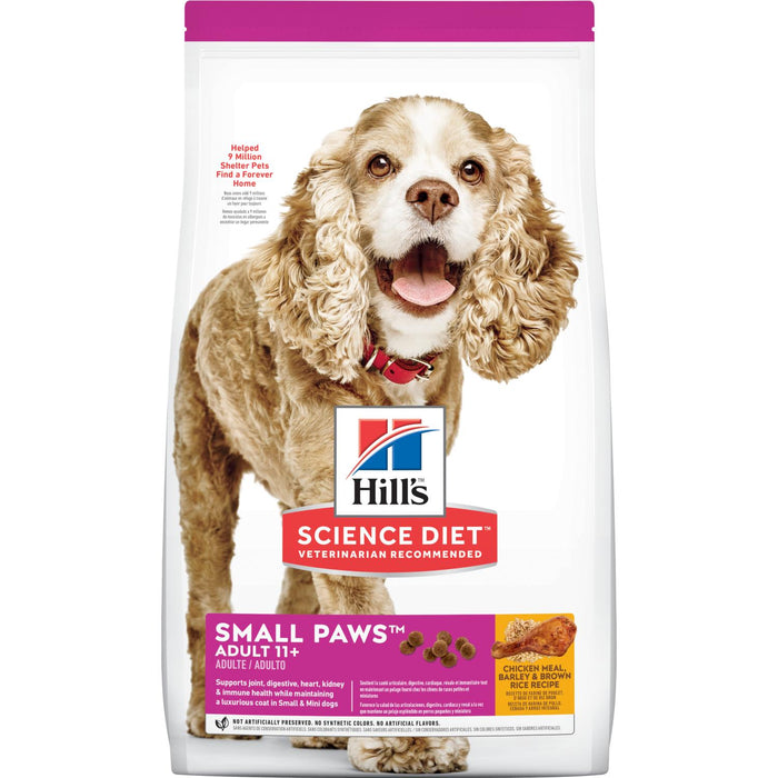 Hills Science Diet Dog Adult 11+ Small & Toy Breed  4.5lb
