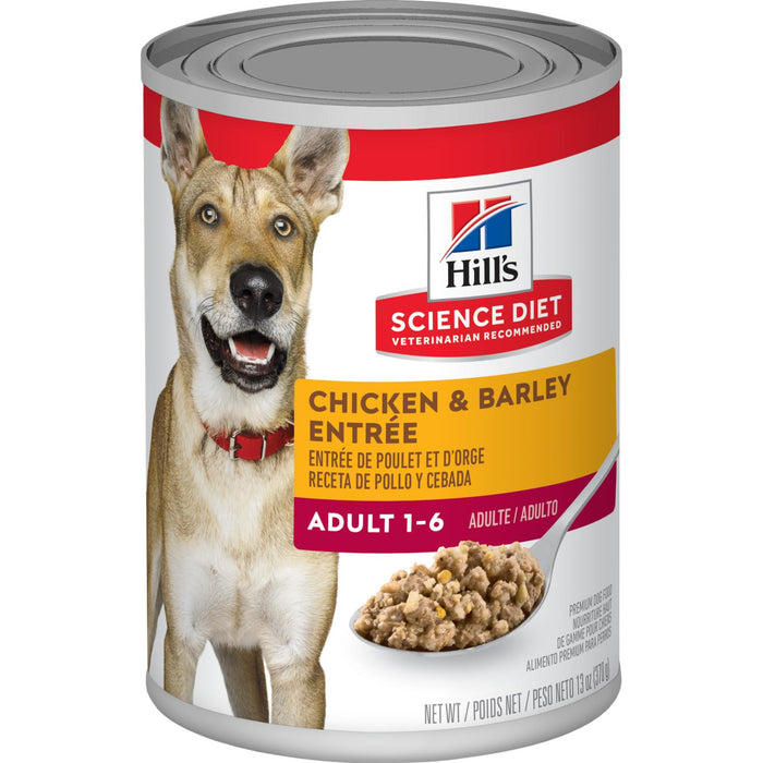 Hills Science Diet Can Dog Chicken & Barley 13oz 12ct