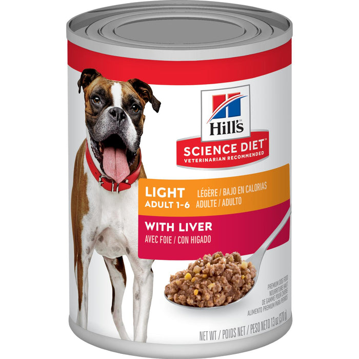 Hills Science Diet Can Dog Light 13oz 12ct